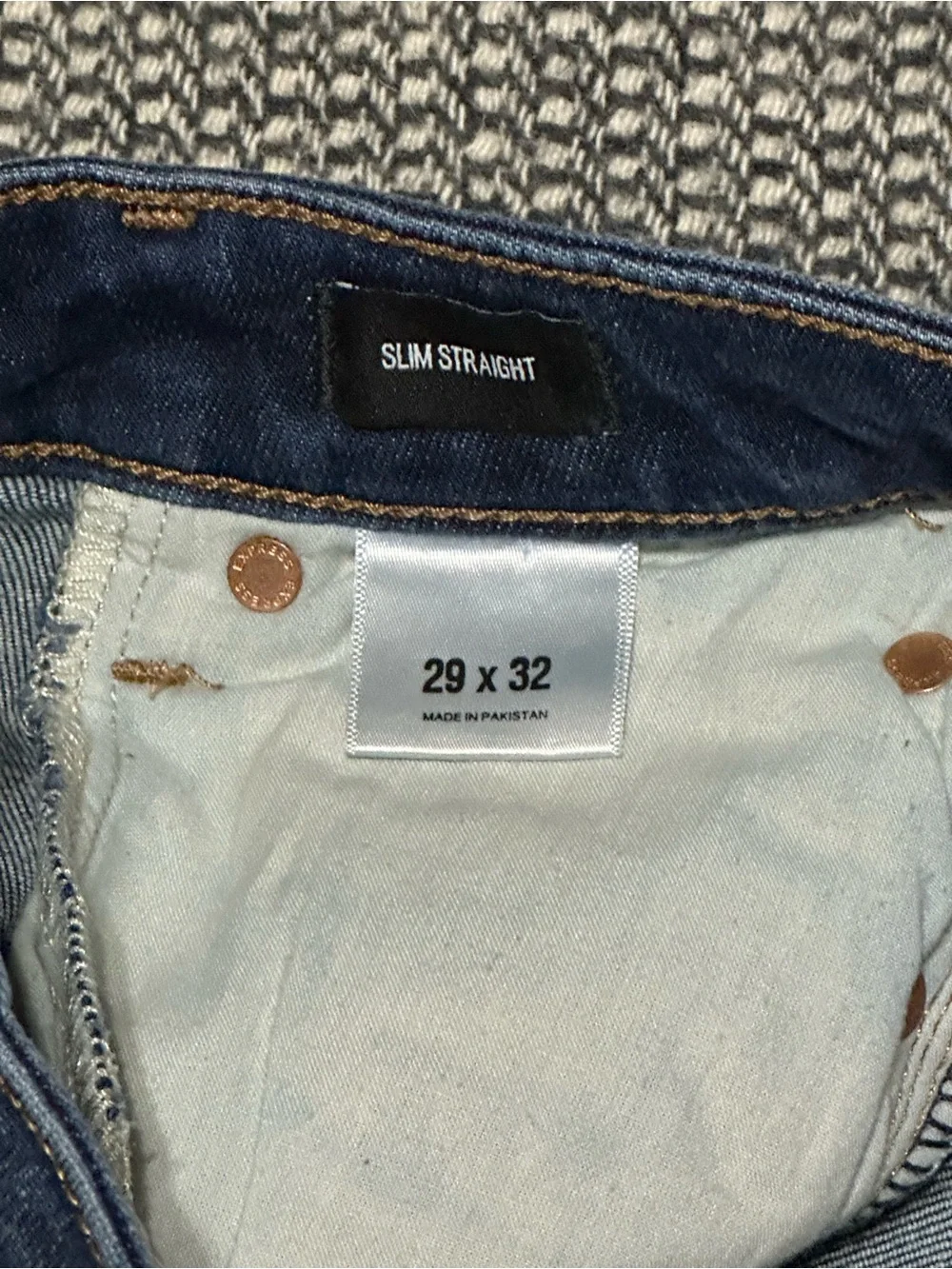 Express Slim Straight Denim Jeans
